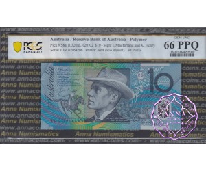 2002 $10 R320aL GL02 Macfarlane/Henry UNC PCGS 66 PPQ
