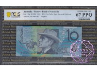 2015 $10 R323aF AA15 Stevens/Fraser PCGS 67 PPQ