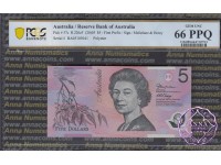 2005 $5 220cF Macfarlane/Henry PCGS 66 PPQ