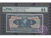 Nicaragua 1941 Banco Nacional de Nicaragua 1 Cordoba PMG64