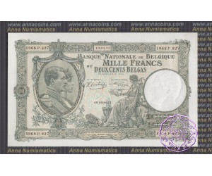 Belgium 1943 Banque National de Belgique 1000 Francs=200 Belgas UNC