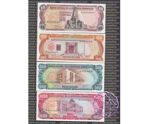 Dominican 1978 Specimen 8 Notes Set