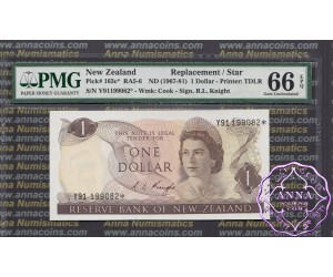 New Zealand 1975 R.L.Knight $1 $2 $5 082* PMG64-66 EPQ