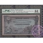 Russia 1918 North Caucasus Vladikavkaz Railroad Company 100, 500,1000 Rubles  PMG 63-65 EPQ