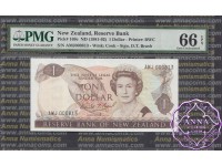 New Zealand 1989 D.T.Brash $1-$50 Matching Serial Set PMG65-67 EPQ