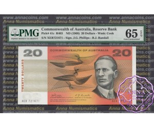 1968 $20 R403 Phillips/Randall PMG 65 EPQ