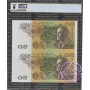1994 $50 Fraser/Evans Uncut of 2 Red PCGS 67 OPQ 1994 $50 Fraser/Evans Uncut of 2 Red PCGS 67 OPQ