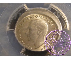 Australia 1948 Sixpence PCGS MS64 Error