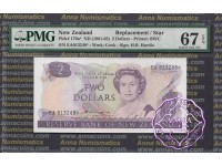 New Zealand 1981 H.R.Hardie $2 P170a EA* PMG 67 EPQ