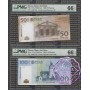 Macau 2008 AA005149 $10-$1000 Matching Serial Set PMG 6 notes