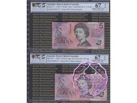 1996 Fraser & Macfarlane Black Matching Pair PCGS 67 OPQ 1996 Fraser & Macfarlane Black Matching Pair PCGS 67 OPQ