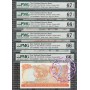 New Zealand $1-$100 Super Matching Set, Total 28 Notes PMG 63-67 EPQ