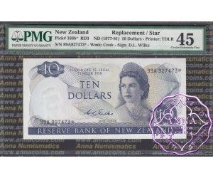 New Zealand 1968 D.L.Wilks $10 99A* PMG 45