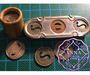 Vintage Los Angeles Metropolitan Transit MTA Token Roll And Holder