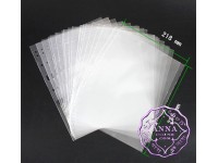 PCCB Transparent Stamp Banknote Album Insert The Protective Bag For Page Sheets