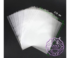 PCCB Transparent Stamp Banknote Album Insert The Protective Bag For Page Sheets