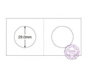 PCCB 29mm Cardboard Staple 2"x2" Coin Holders X 50 Pcs One Box