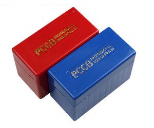 2 x Coin Storage Boxes For PCGS, NGC, etc Coin Slabs All OK. Each Hold 10 Slabs