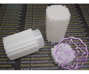 33mm Coins Storage Tubes Square Portable Safe X10