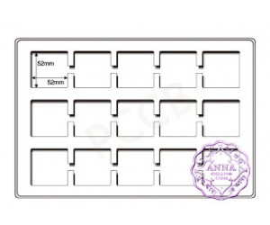 PCCB Coin Display Blue Trays x 2 Holds 15 2'X2' Or Coin Capsules
