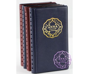 ANNA NUMISMATICS Mini  12 Coin Holders Pocket  Album