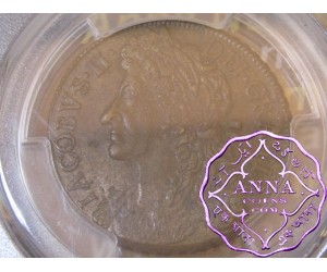 Ireland 1689 James II Gun Money 1/2 Crown PCGS AU53