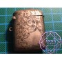 Birmingham Hallmarked 1902 Antique Sterling Silver Vesta Case Maker S. MT