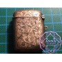 Birmingham Hallmarked 1902 Antique Sterling Silver Vesta Case Maker S. MT