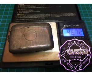 Chester Hallmarked 1861 Antique Sterling Silver Vesta Case Maker S & B