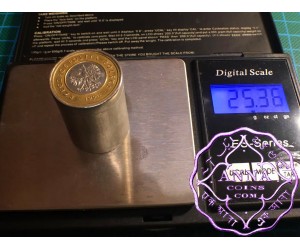 Sterling Silver Coin Case 22mm Diameter